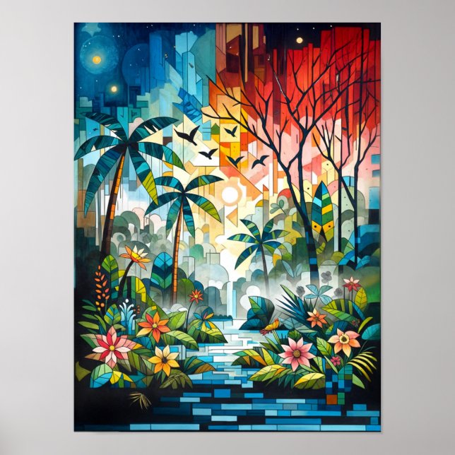 Poster Oásis urbano (Frente)