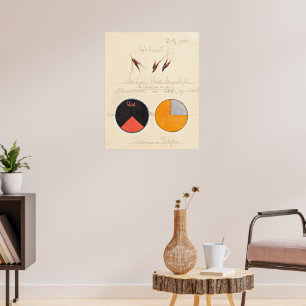 Poster Oats, 1920, por Hilma af Klint
