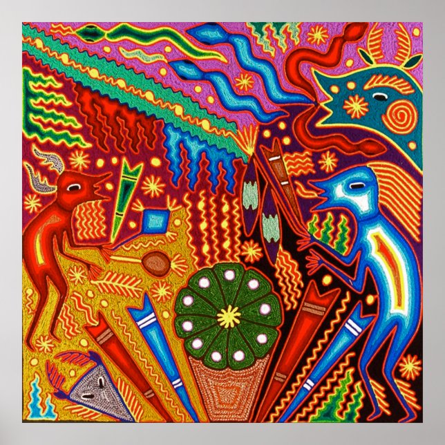 Pôster Oaxaca México México Maia Mexicano Viagem (Frente)