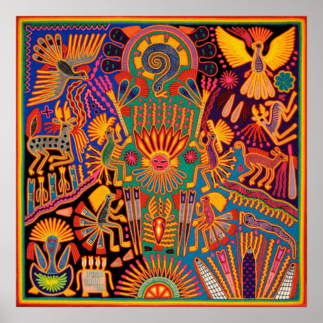 Poster Oaxaca México México Maia Mexicano Viagem (Frente)