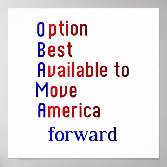 Pôster Obama (Frente)