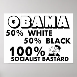Pôster Obama: 100% Socialista!