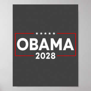 Poster Obama 2028 3º Mandato Vamos Corrigir Isso, Obama P
