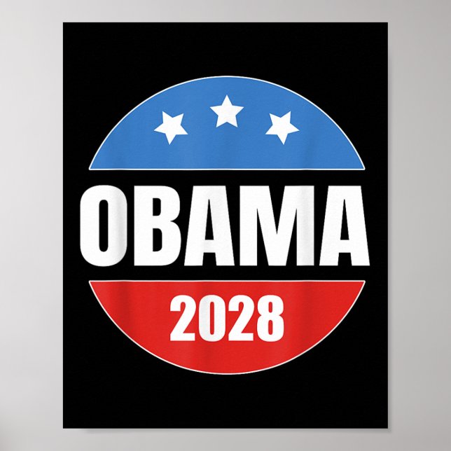 Poster Obama 2028 Retro Vintage (Frente)