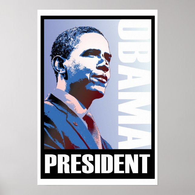 Pôster Obama - 44 num GIGANTE (Frente)