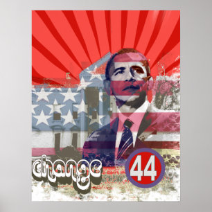Pôster Obama Change