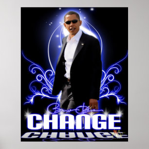 PÔSTER OBAMA CHANGE