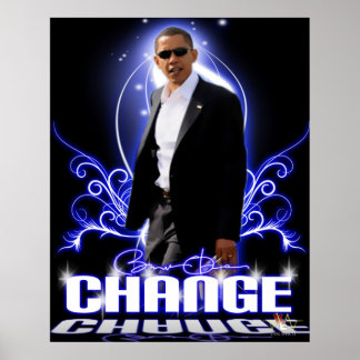 PÔSTER OBAMA CHANGE