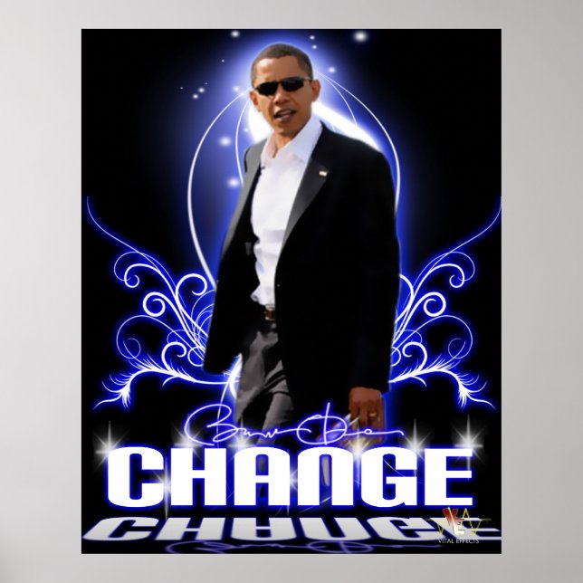 PÔSTER OBAMA CHANGE (Frente)