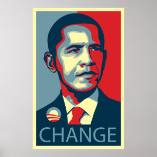 Pôster Obama Change