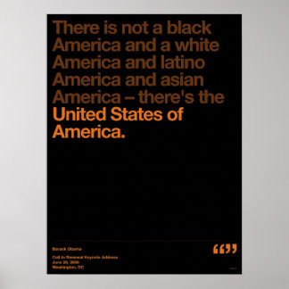 Pôster Obama cita