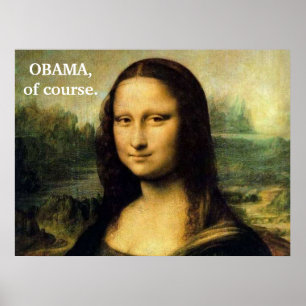 Pôster OBAMA, claro.