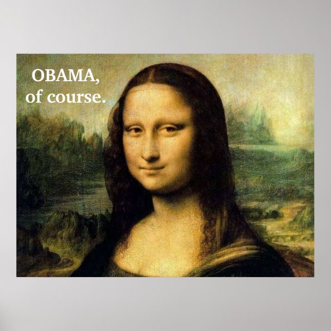 Pôster OBAMA, claro. (Frente)