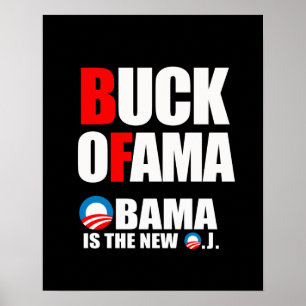 PÔSTER OBAMA É O O.J NOVO
