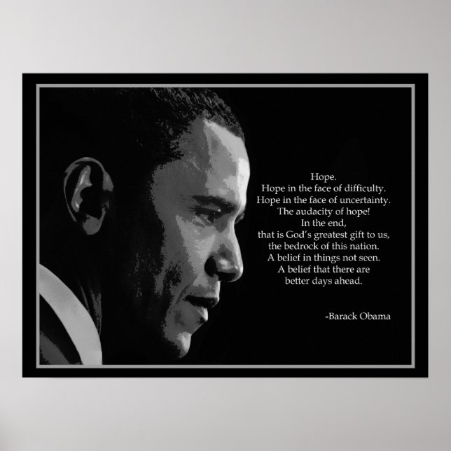 Poster Obama-Hope-Poster (Frente)