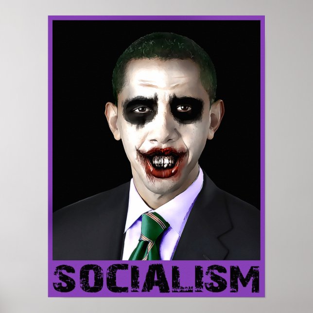 Pôster Obama Joker (Frente)