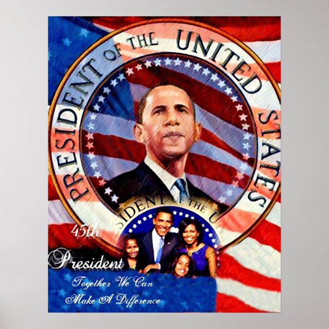 Pôster Obama, Líder do amanhã_Poster (Frente)