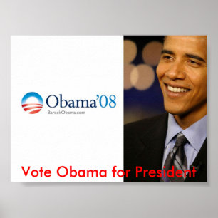 Poster Obama para o presidente