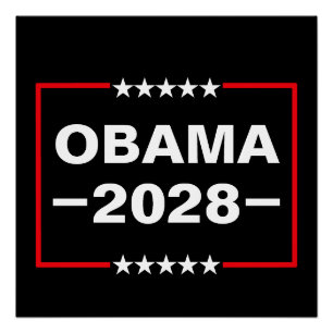 Pôster Obama para o Presidente 2028