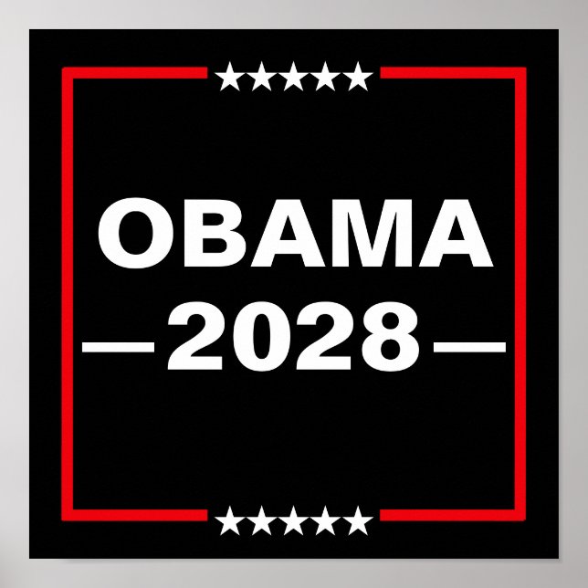 Poster Obama para o Presidente 2028 (Frente)