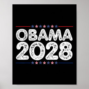 Poster Obama Para O Presidente 2028 Obama 2028 Para Mulhe