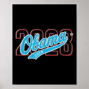 Poster Obama Para O Presidente 2028 Obama 2028 Patriótico