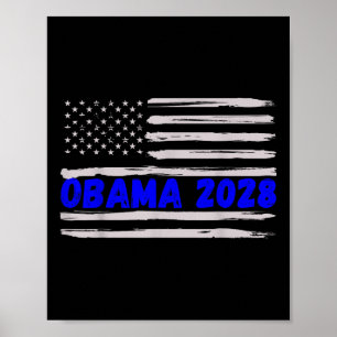 Poster Obama Para O Presidente 2028 Obama 48º Presidente 