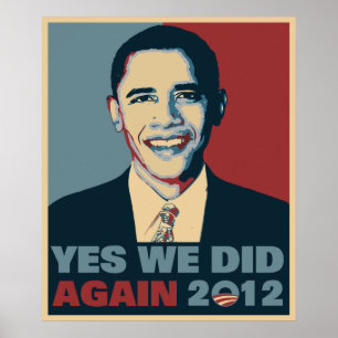 Pôster Obama Reelected 2012