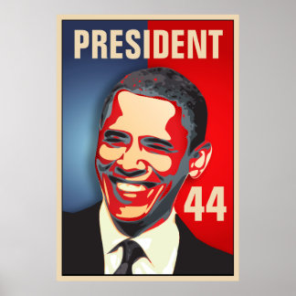 Poster Obama - tomada de posse do 44