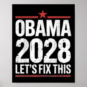 Poster Obama Vintage Presidente 2028 Obama 5