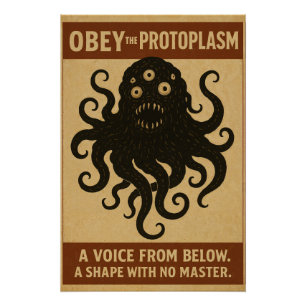 Pôster Obedeça ao protoplasma