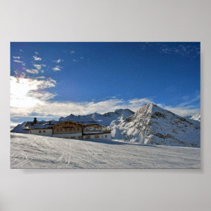 Poster Obergurgl Hochgurgl Tirol Alps Áustria
