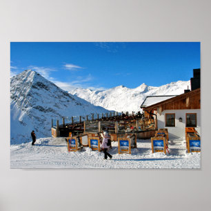 Poster Obergurgl Hochgurgl Tirol Alps Austríacos