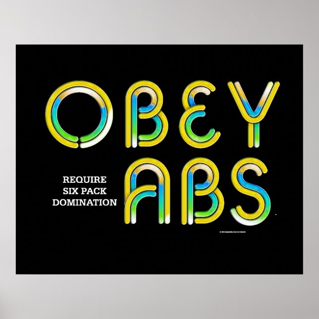Poster Obey Abs TOP (Frente)