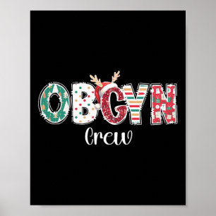 Poster Obgyn Crew Obstetrícia Ob Gyn Group Team