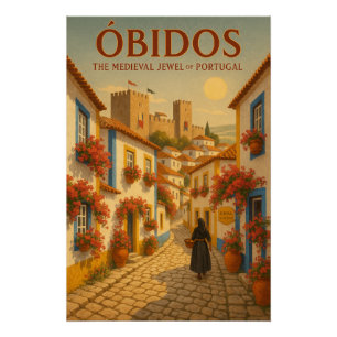 Pôster ÓBIDOS – A Joia Medieval de Portugal