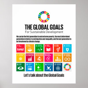 Poster Objetivos de Desenvolvimento Sustentável da Agend