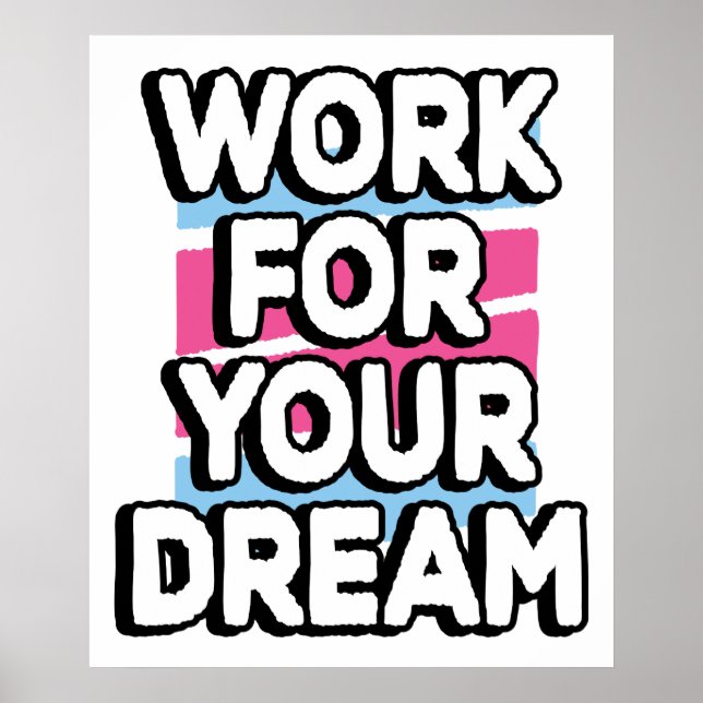 Poster Objetivos Sonha Sucesso Atitude Motivacional (Frente)