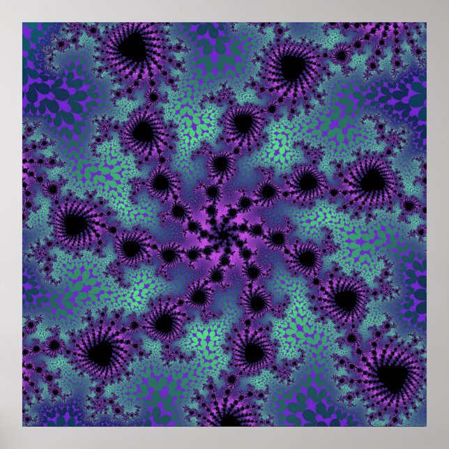 Pôster Obliteração Roxa (Frente)