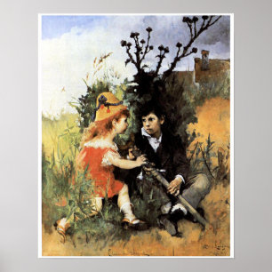 Poster obra de arte de Carl Larsson, Clair Obscur, 
