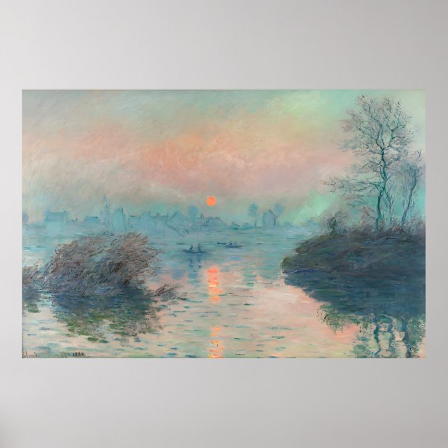 Poster obra de arte de Claude Monet (Frente)