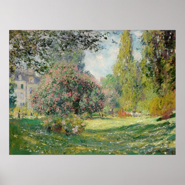 Poster obra de arte de Claude Monet (Frente)