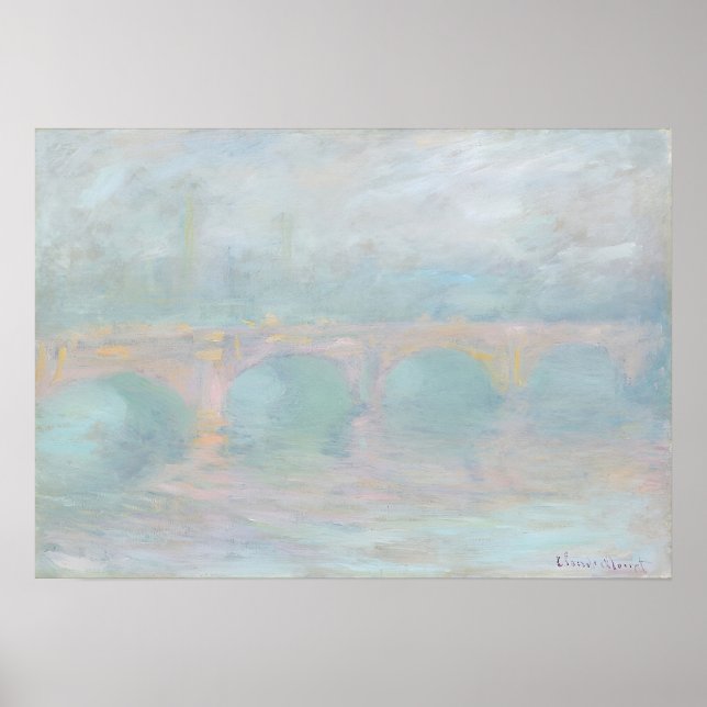 Poster obra de arte de Claude Monet (Frente)