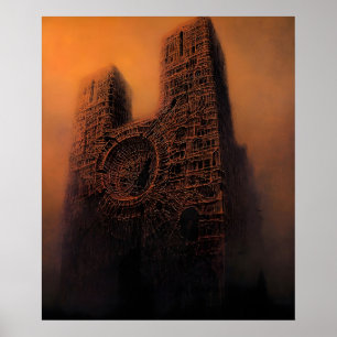Poster obra de arte de Zdzislaw Beksinski