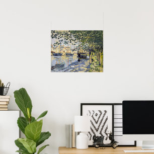Poster Obra de Monet, Seine em Rouen,