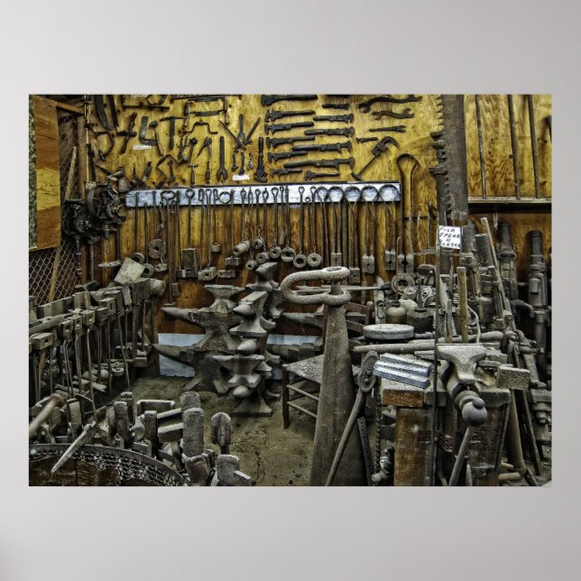 Poster OBRAS BLACKSMITH - século XIX (Frente)