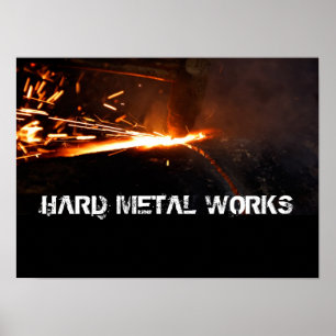 Pôster Obras de metal