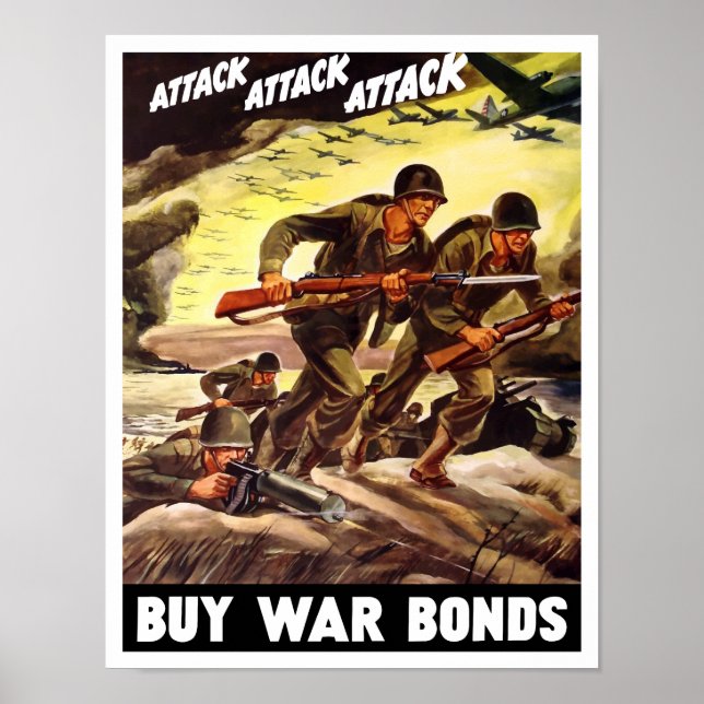 Pôster Obrigações da Guerra comprar — Propaganda WW2 (Frente)