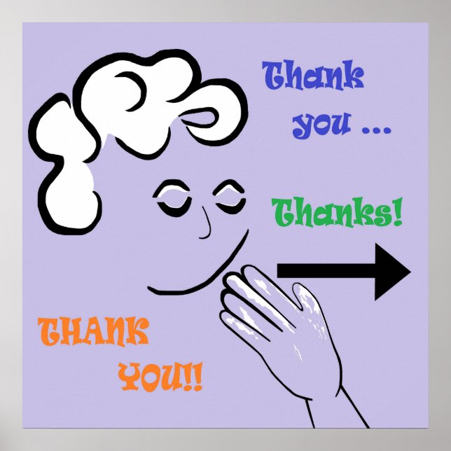 Poster Obrigado! (Frente)