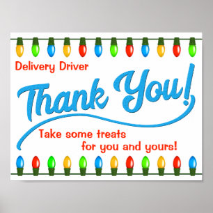 Poster Obrigado Entrega Driver